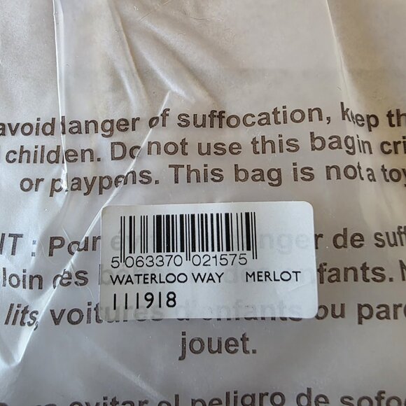 Radley London Waterloo Way Zip-Top Satchel Bag Merlot Burgundy Leather NWT - Picture 5 of 16